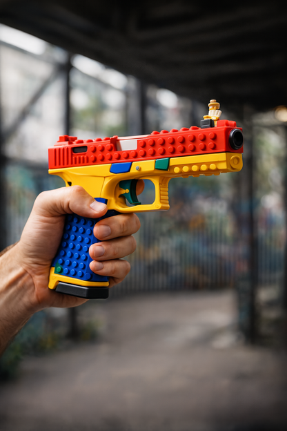 Blocky Toy Gun Action Blaster