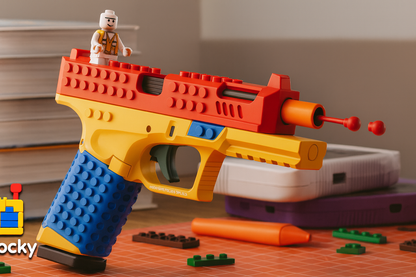 Blocky Toy Gun Action Blaster